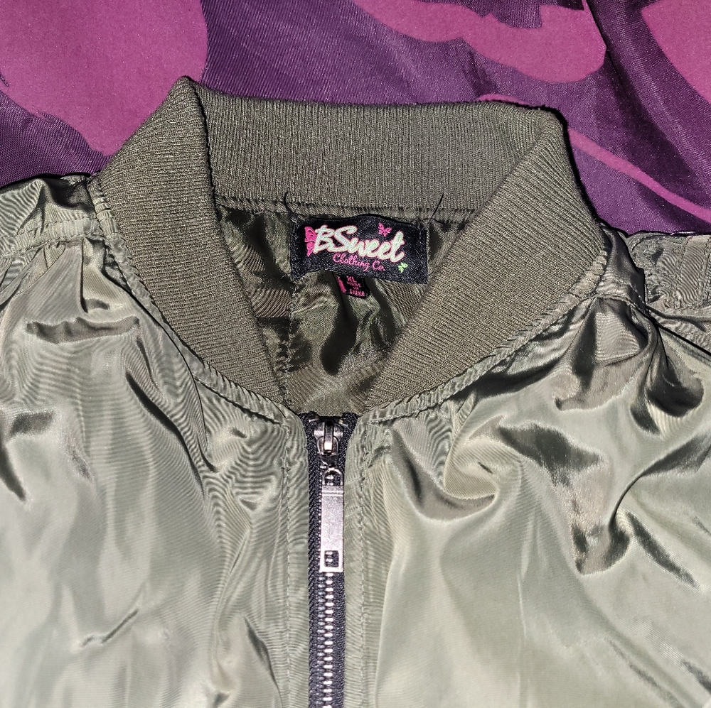 Olive Bomber Jacket